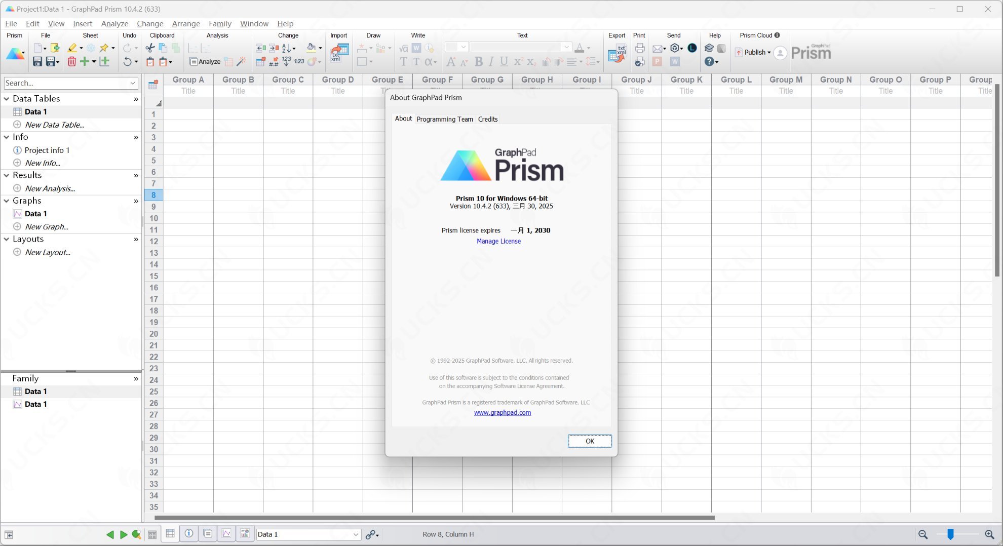 图片[3]-GraphPad Prism 10.4.2.633破解版，科研绘图工具-ucks