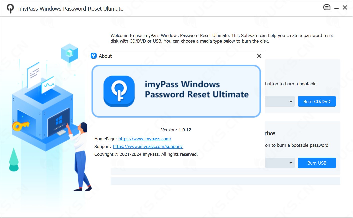 图片[2]-imyPass Windows Password Reset 1.0.12破解版，win电脑密码重置/清除工具-ucks