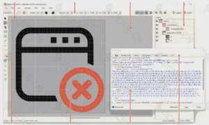 Axialis IconVectors Pro 界面,显示 SVG 实时预览与图层面板