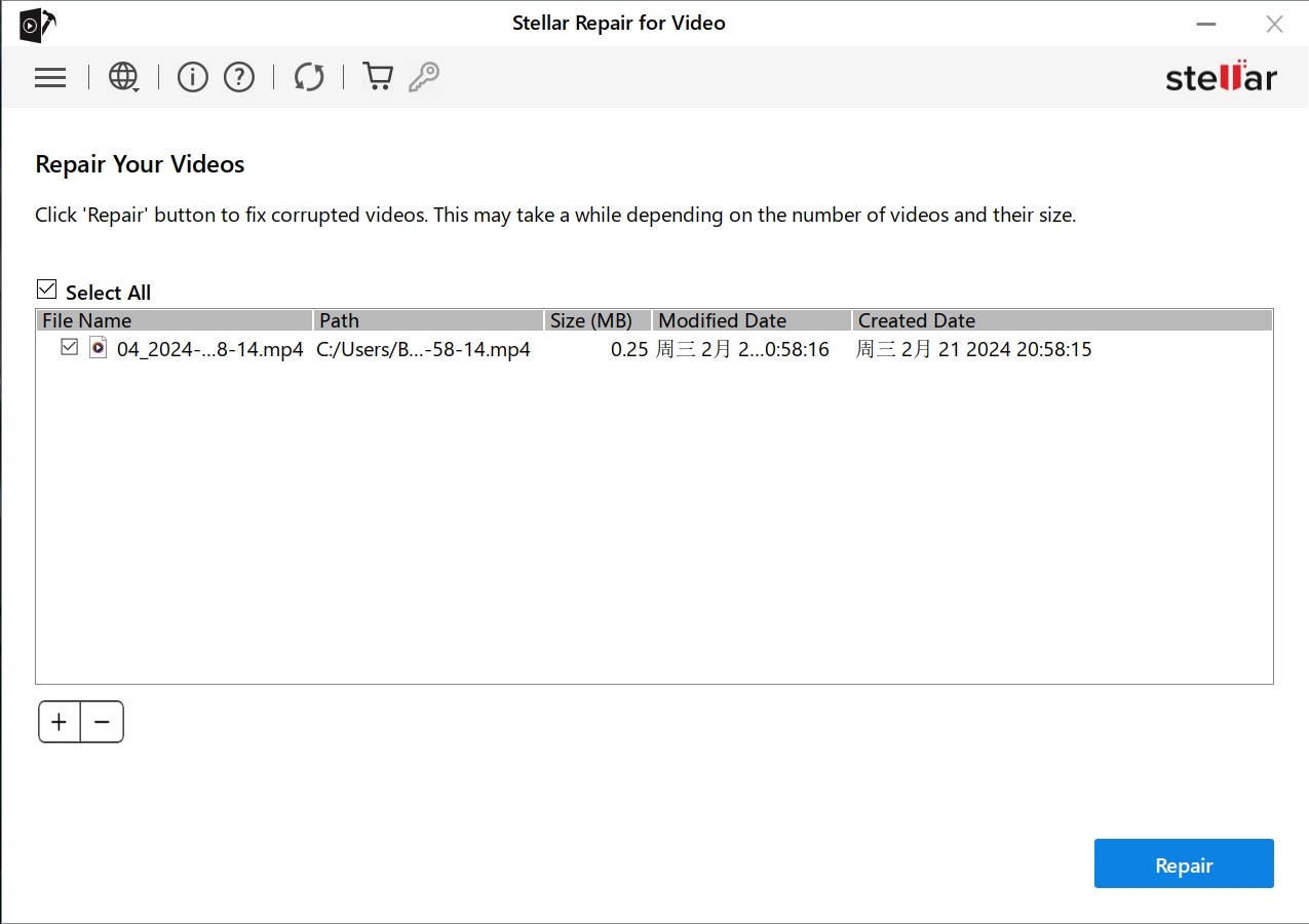 Stellar Repair for Video & Photo 6.7.0.3 破解版,视频/照片修复神器