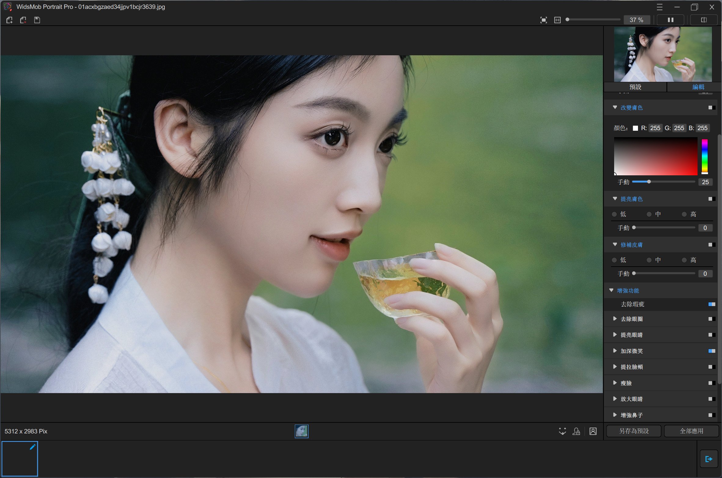 WidsMob Portrait Pro v2.2.0.210破解版,强大的智能人像照片处理工具,照片修图神器