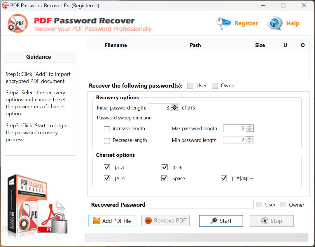 PDF Password Recovery Pro v3.2.1,PDF密码清除破解工具