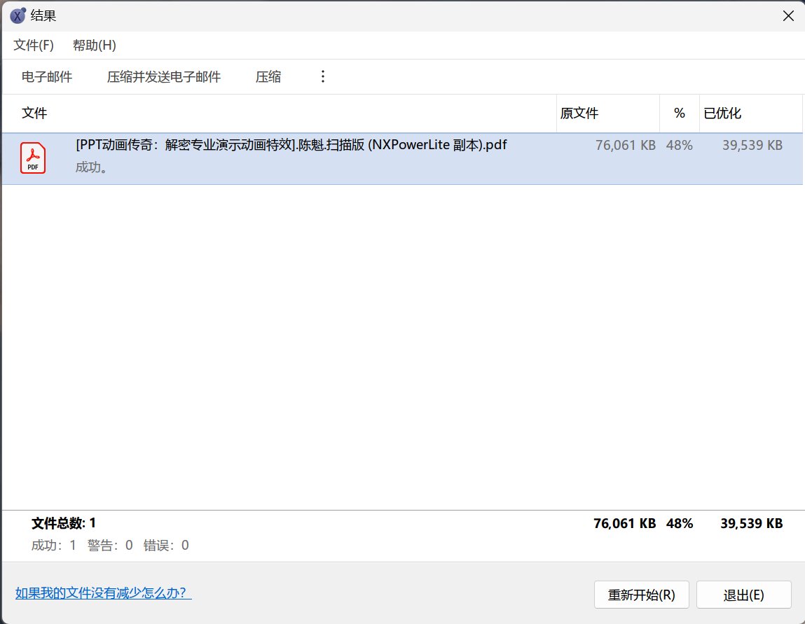 NXPowerLite v10.0.1破解版,文档压缩减少体积,PDF/PPT/EXCEL大小优化